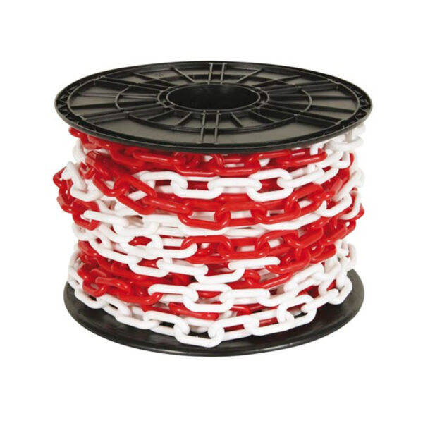 KUSHIRO - CADENA DE PLASTICO ROJA Y BLANCA