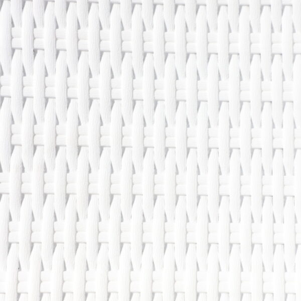 MESA FIDJI RATTAN BLANCA 90CM X 90CM - Imagen 4