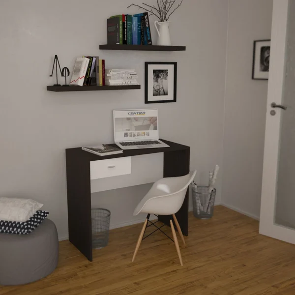 ESCRITORIO EVO 77 X 90 X 44 - WENGUE - Imagen 3