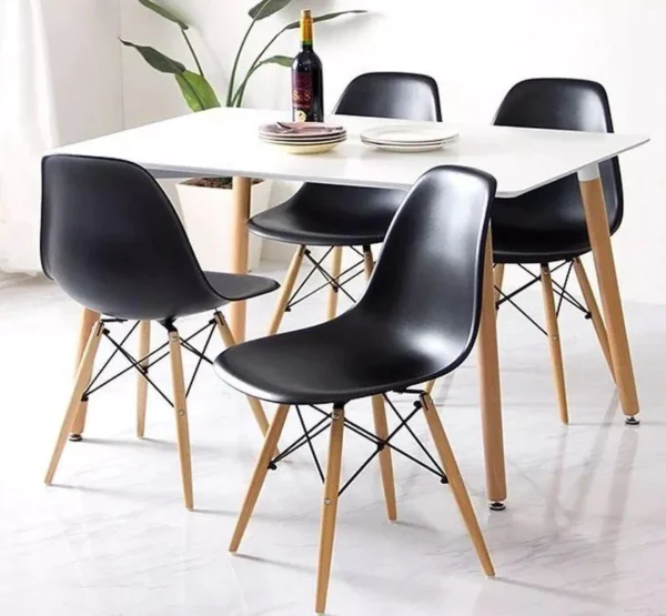 SILLA EAMES POR UNIDAD- NEGRO - Imagen 2