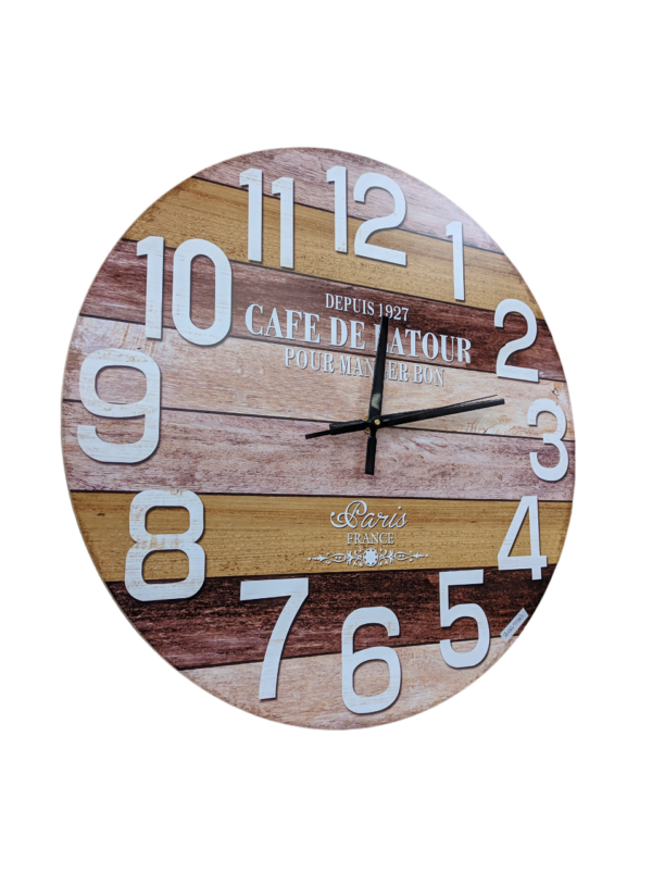 RELOJ DE PARED S/VIDRIO - Imagen 2