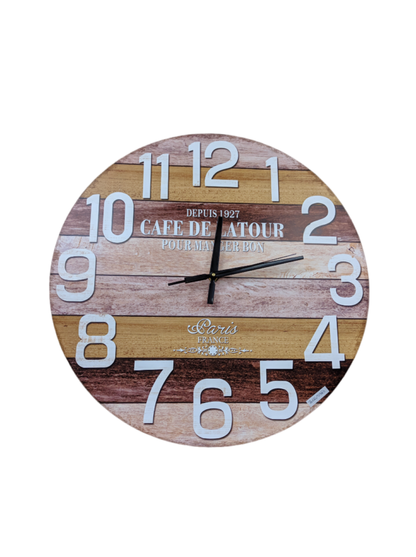 RELOJ DE PARED S/VIDRIO