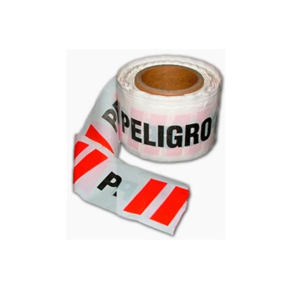 CINTA PELIGRO EN ROLLO X 100 MTS.
