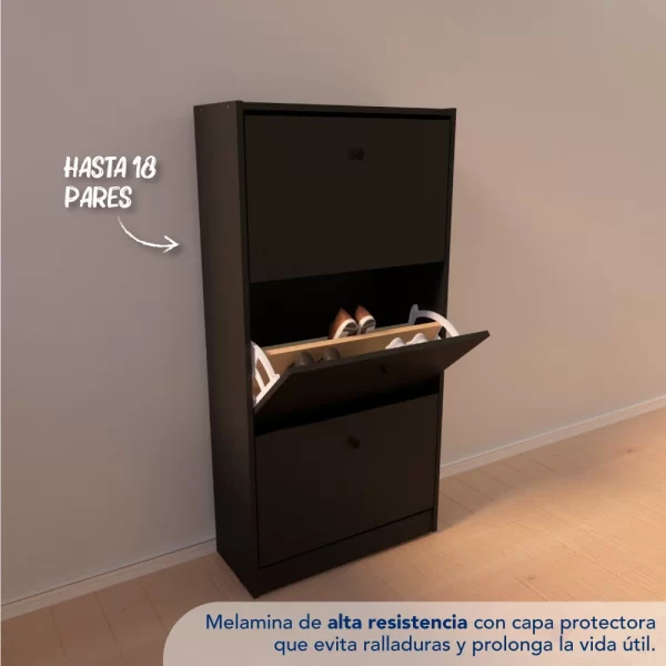 ZAPATERO LIBE 18 PARES NEGRO - Imagen 2