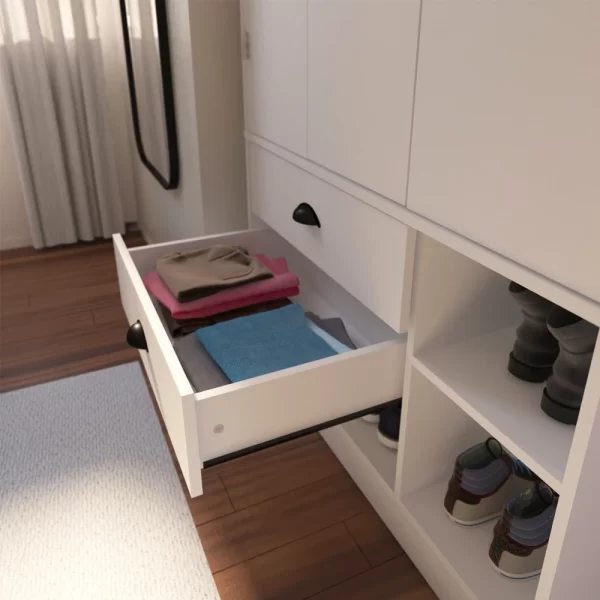 PLACARD LIBE DE 3 PUERTAS BLANCO - Imagen 3