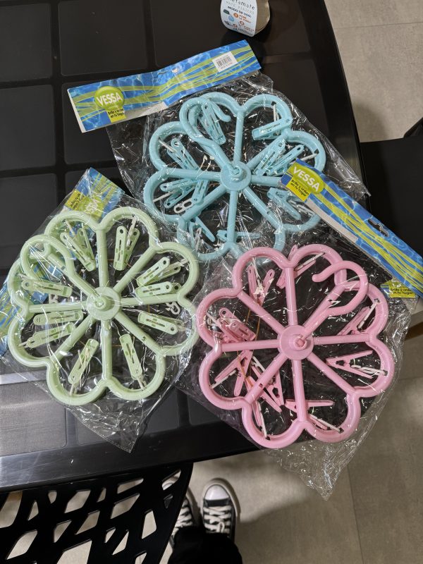 TENDEDERO PLASTICO ROPA INTERIOR 10 BROCHES 24CM - Imagen 3