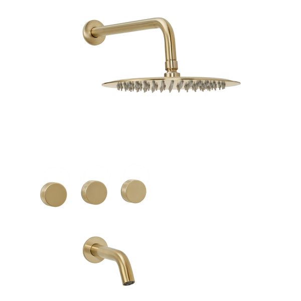 GRIFERIA DUCHA EMB. C/TRANSFERENCIA GOLD - PEIRANO