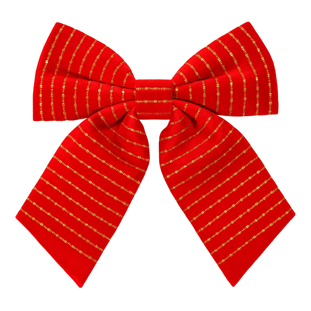 MOÑO NAVIDEÑO ROJO 32X30CM